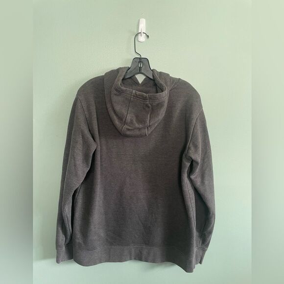 NFL Fanatics Baltimore Ravens Grey Heavy Hooded Sweatshirt SZ M - Picture 2 of 5